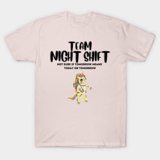 Night Shift Team - Zombie Unicorn! T-Shirt